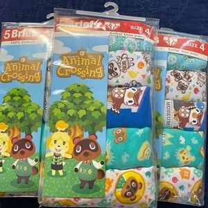 NWT Boys Animal Crossing Briefs